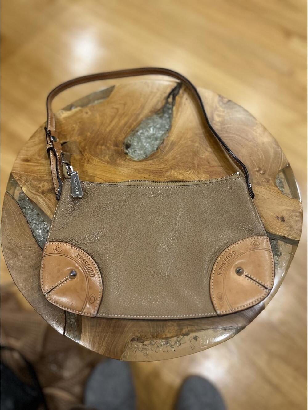 Kesslord Brown Leather Handbag